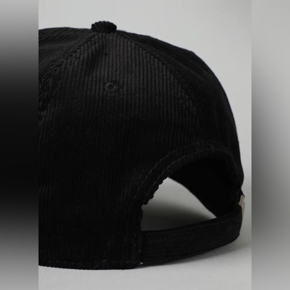 NEW Corduroy Baseball  Hat/Cap Black - Picture 3 of 3
